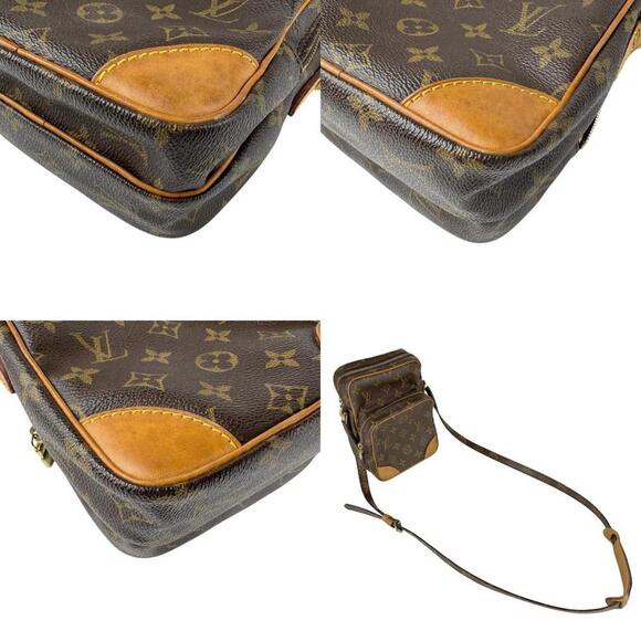 LOUIS VUITTON Authentic Brown Monogram Canvas Shoulder Bag - Picture 4 of 5